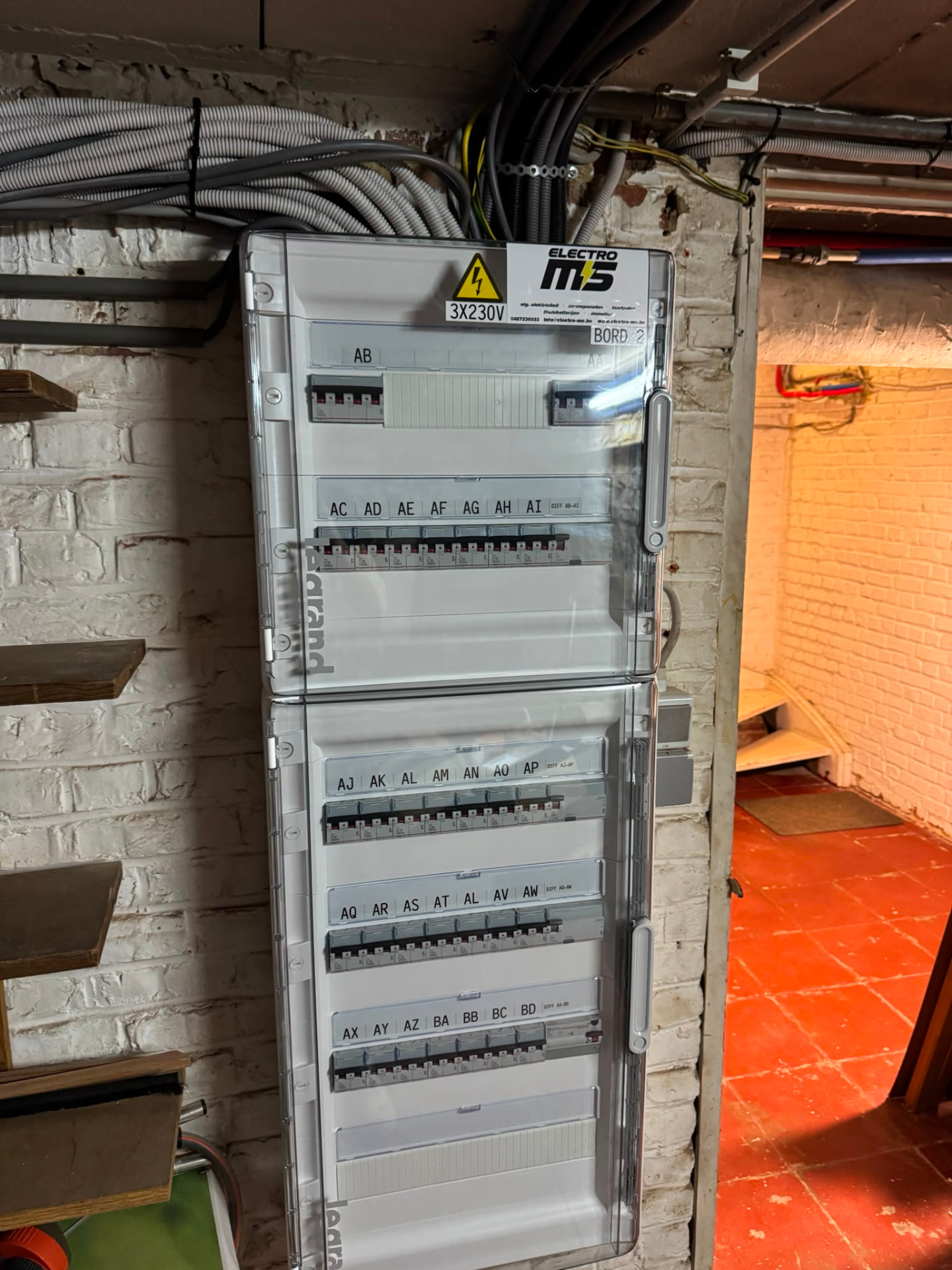 Zekeringkast van Electro MS